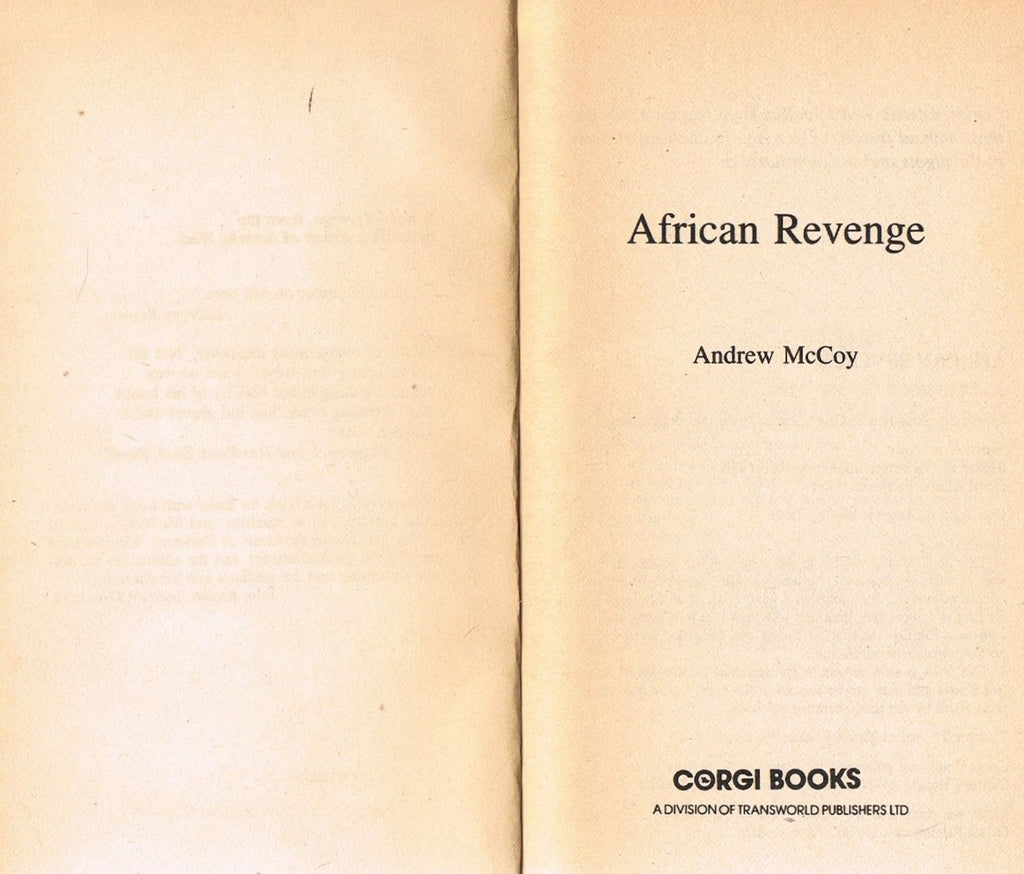 African Revenge (Corgi Book) by Andrew McCoy
