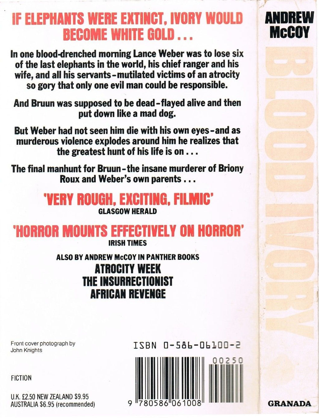 Blood Ivory (Panther Books) by Andrew McCoy