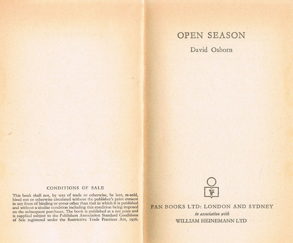 Open Season (Pan Books Ltd) by David Osborn