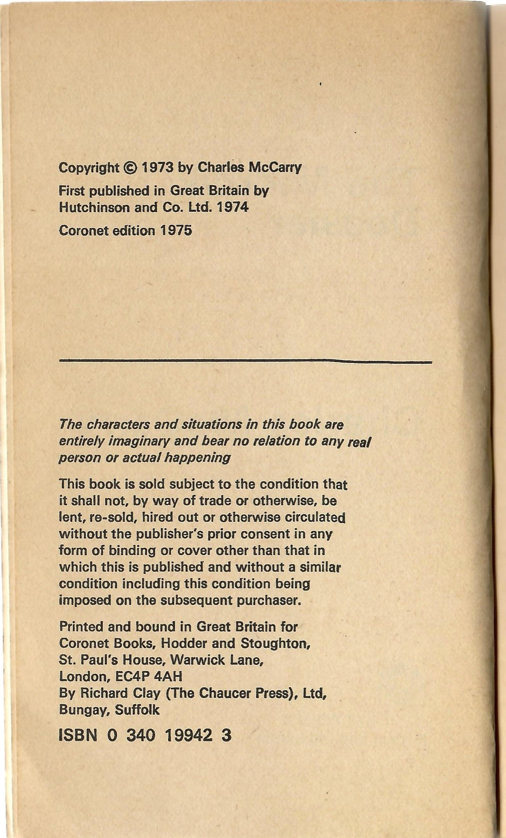 The Miernik Dossier (Coronet Books) by Charles McCarry