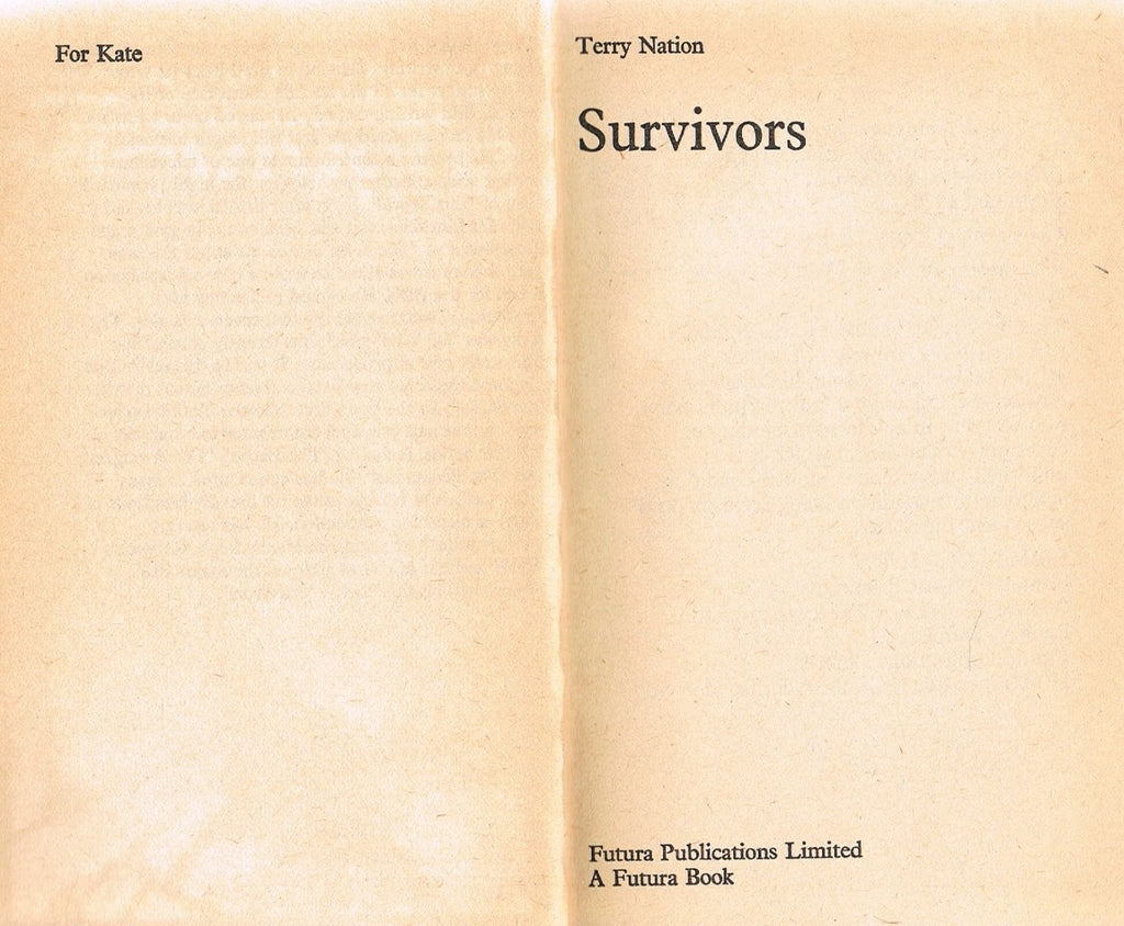 Survivors (Futura Publications) by Terry Nation