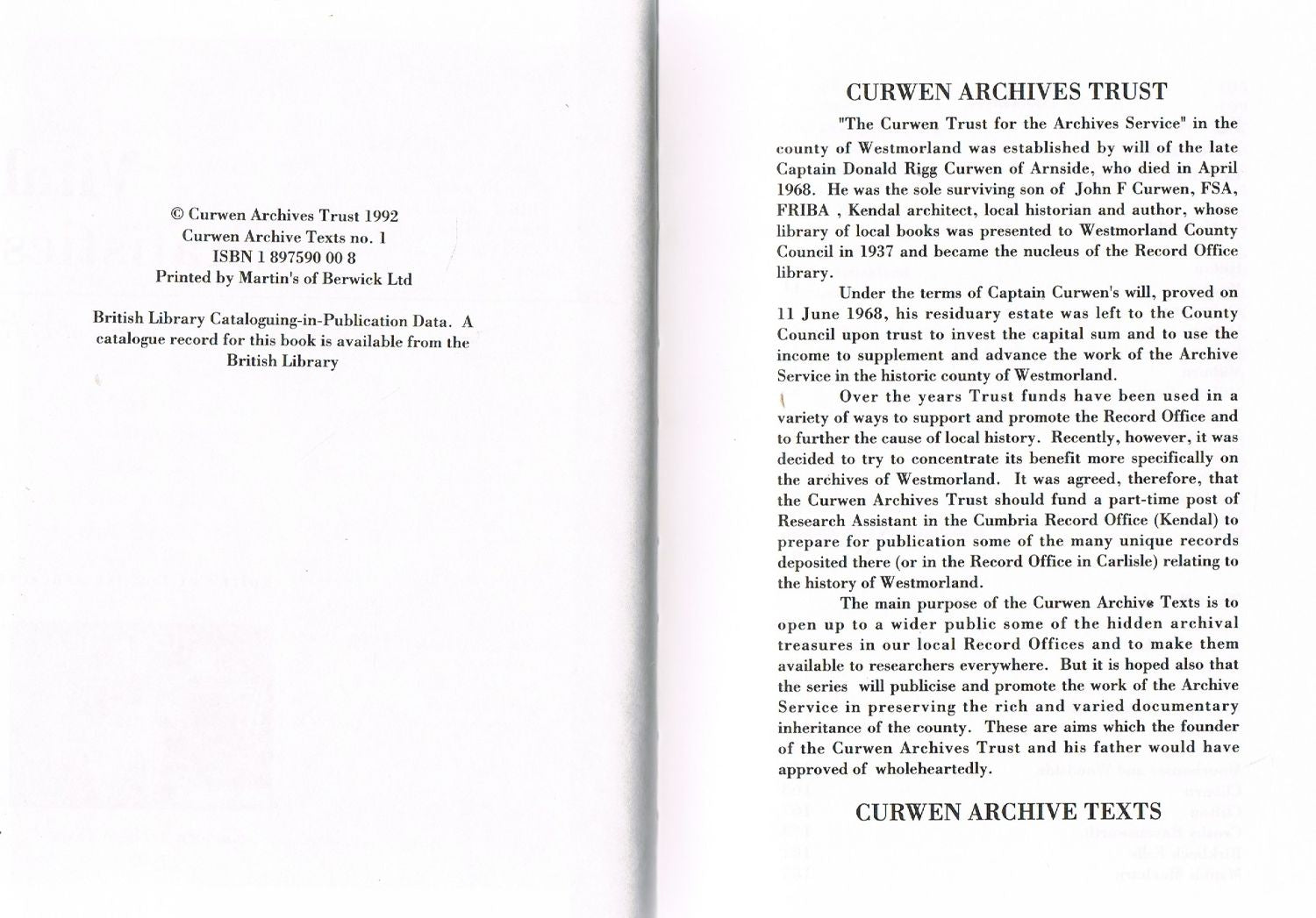 Vital Statistics: Westmorland Census of 1787, Loraine Ashcroft (Ed)
