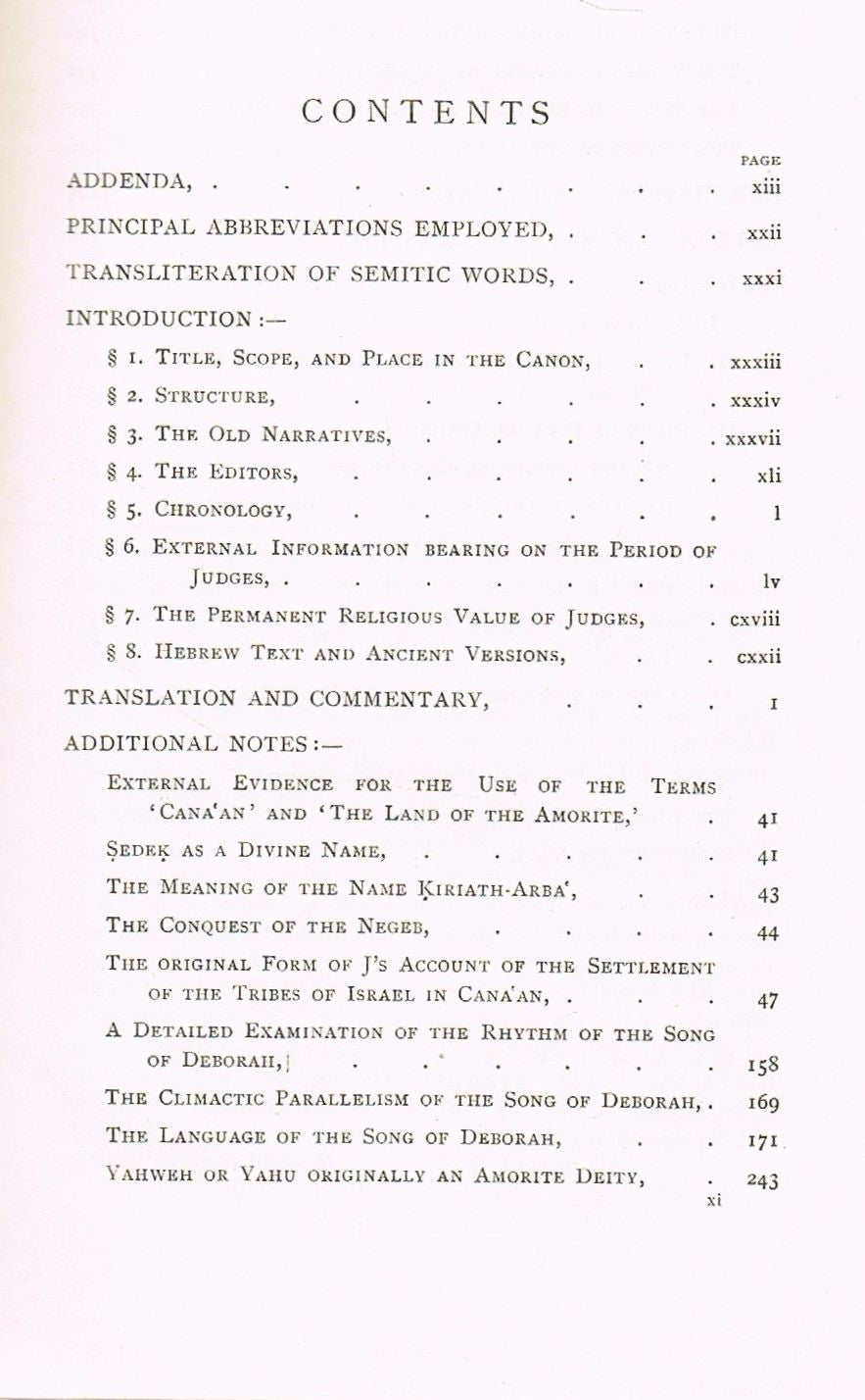The Book of Judges : with Introduction and Notes / Edited by C. F. Burney