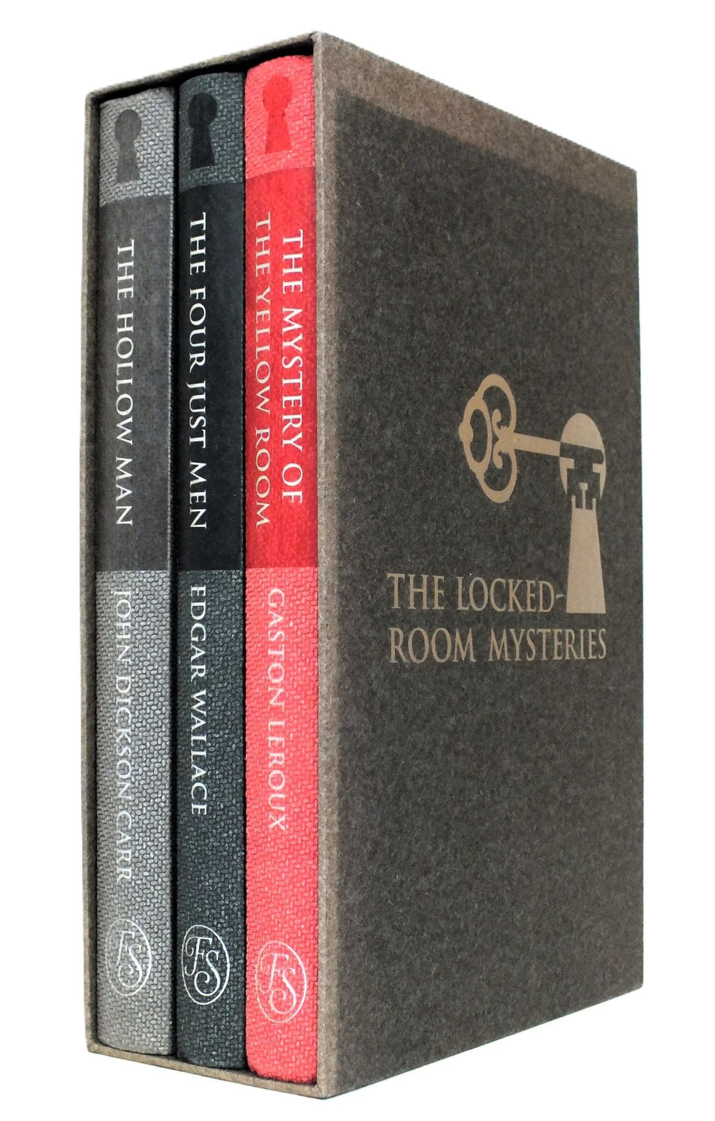 The Locked Room Mysteries. Three Volume Editions by Edgar Wallace, John Dickson Carr and Gaston Leroux