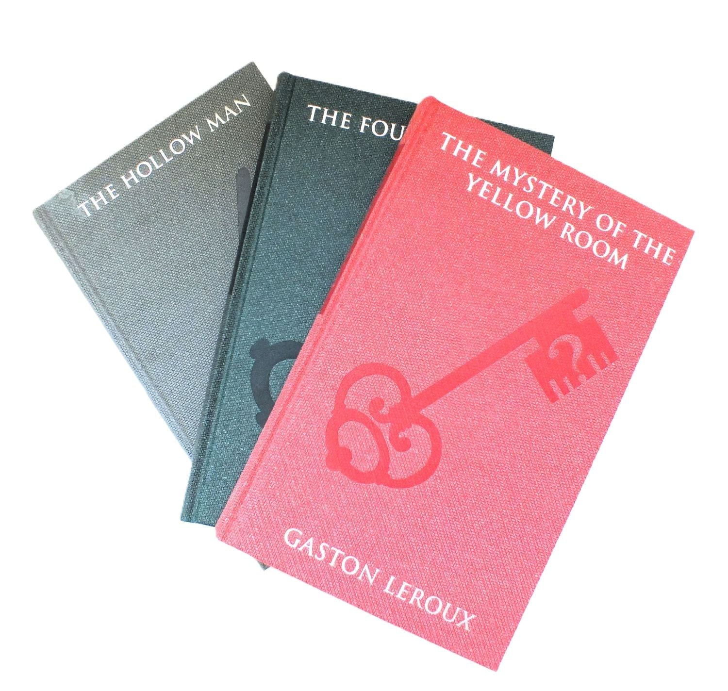 The Locked Room Mysteries. Three Volume Editions by Edgar Wallace, John Dickson Carr and Gaston Leroux