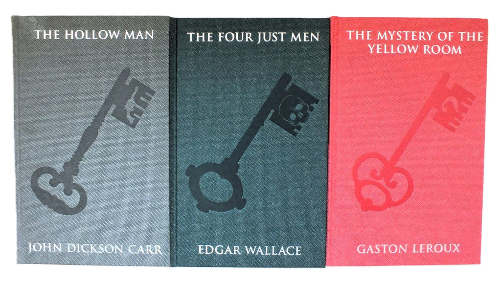 The Locked Room Mysteries. Three Volume Editions by Edgar Wallace, John Dickson Carr and Gaston Leroux
