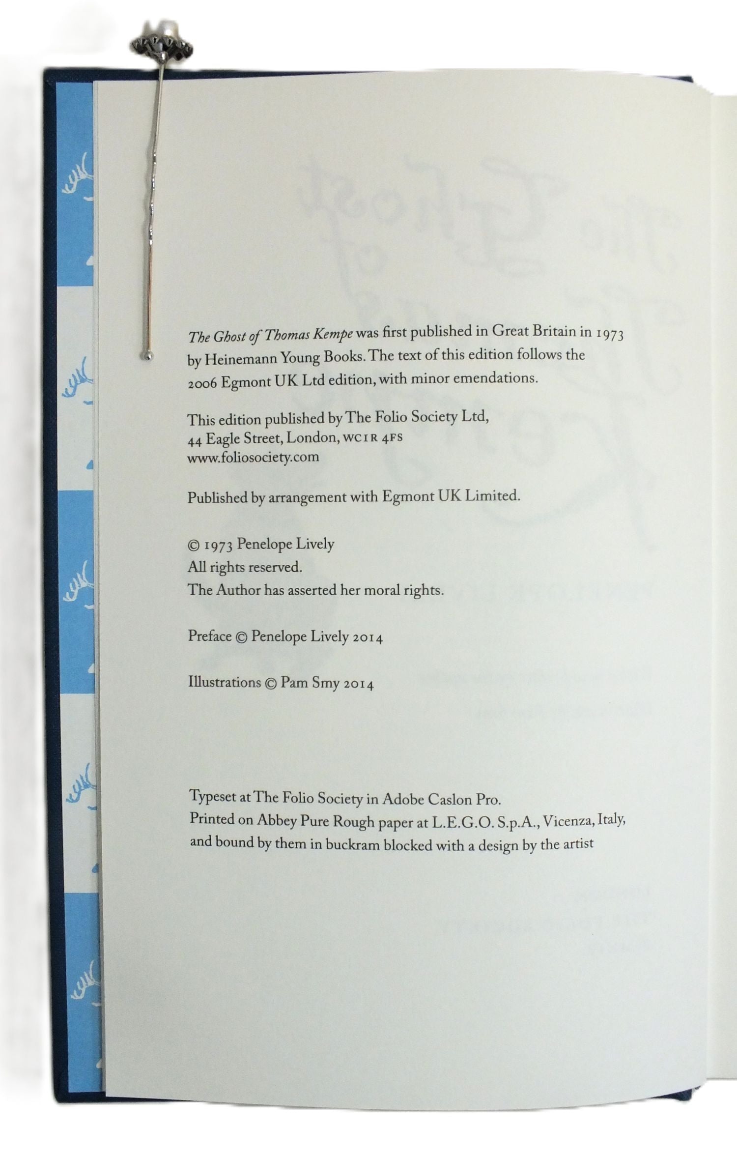 The Ghost of Thomas Kempe by Penelope Lively