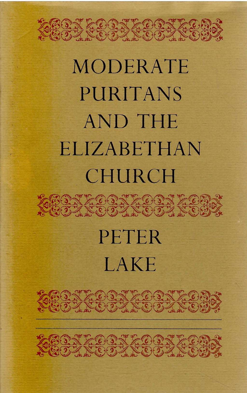 Moderate Puritans and the Elizabethan Church