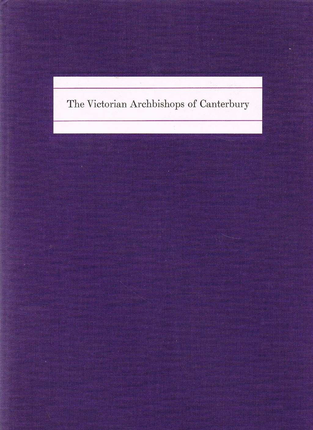 Victorian Archbishops of Canterbury