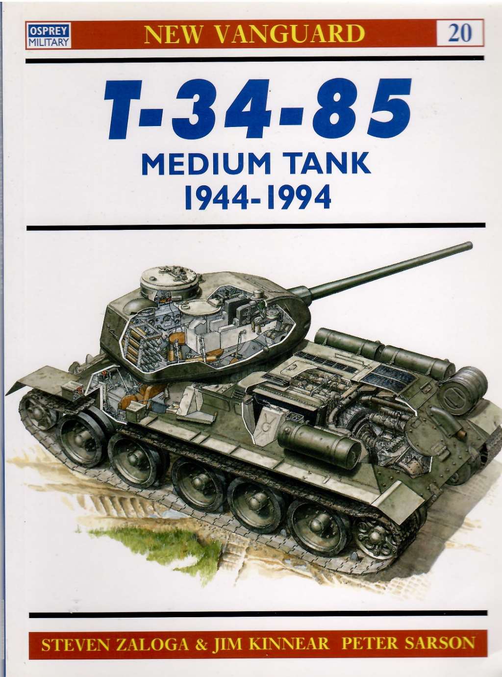 T-34-85 Medium Tank 1944-94: No.20 (New Vanguard)