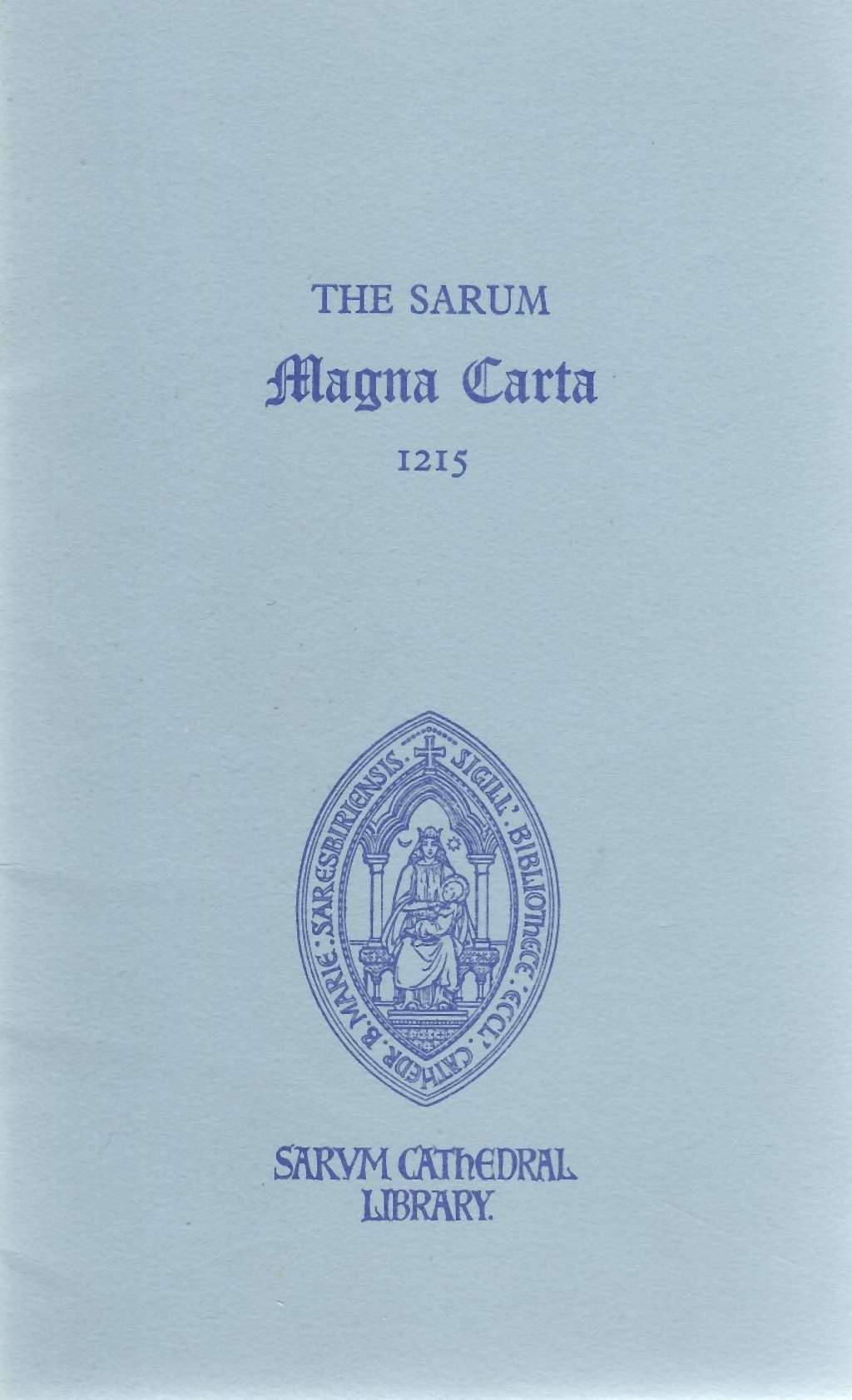 Sarum Magna Carta, 1215