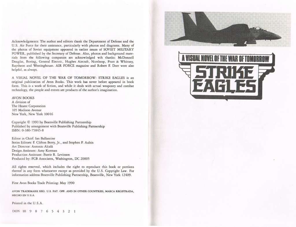 A Visual Novel of War Tomorrow: Strike Eagles (Illustrated Novel of Near Future Warfare)