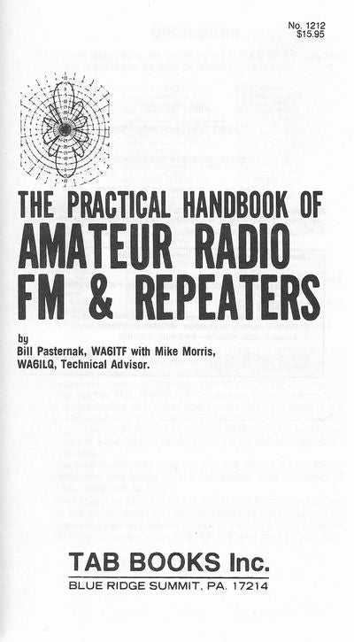 Title: The practical handbook of amateur radio FM n repea