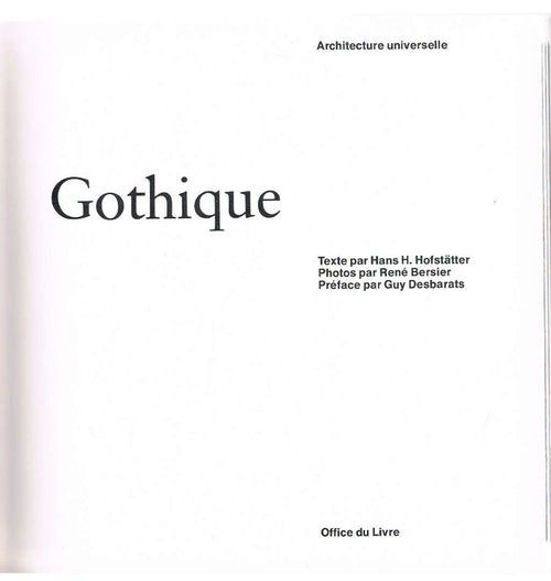 Architecture universelle Gothique