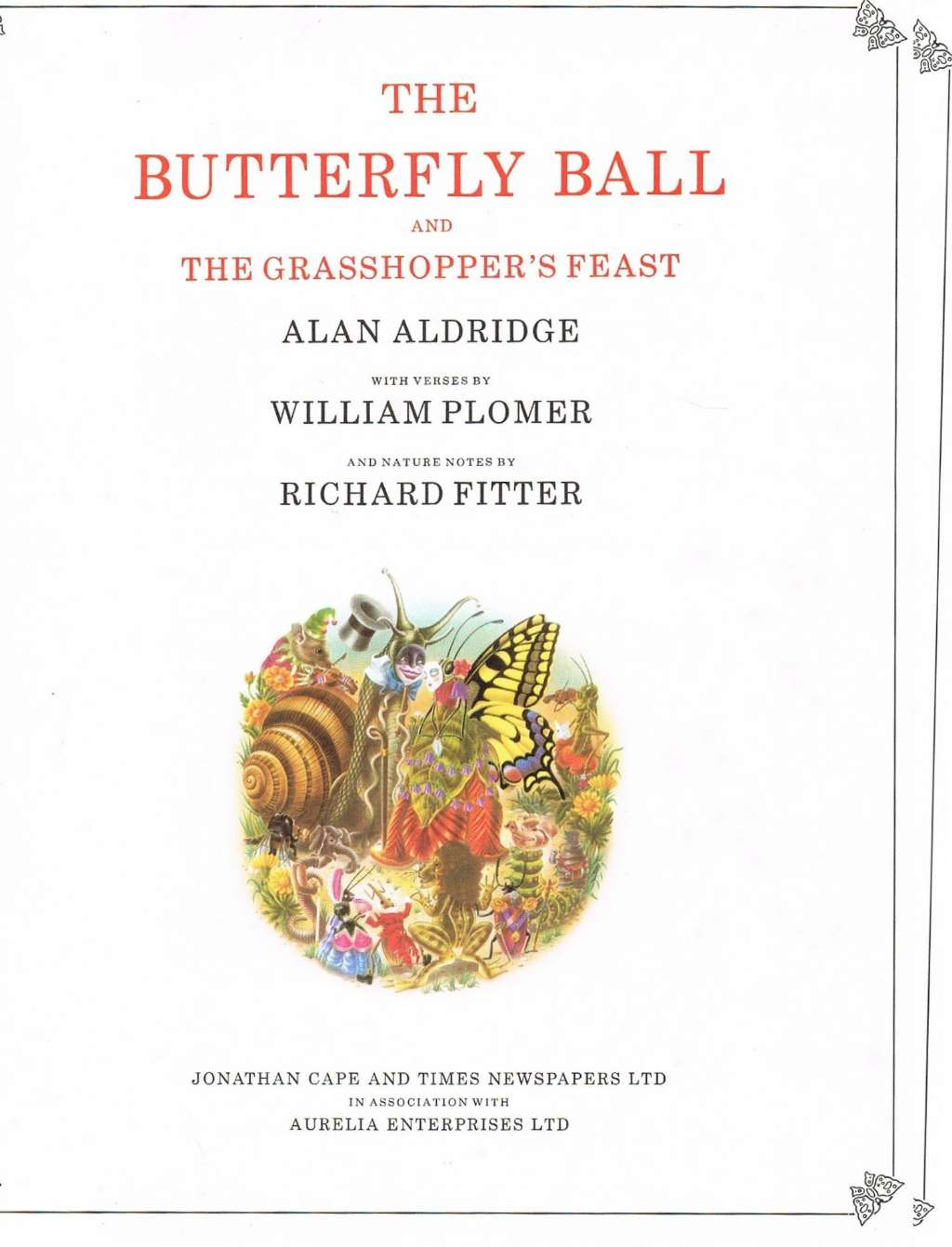 The Butterfly Ball and The Grasshopper's Feast