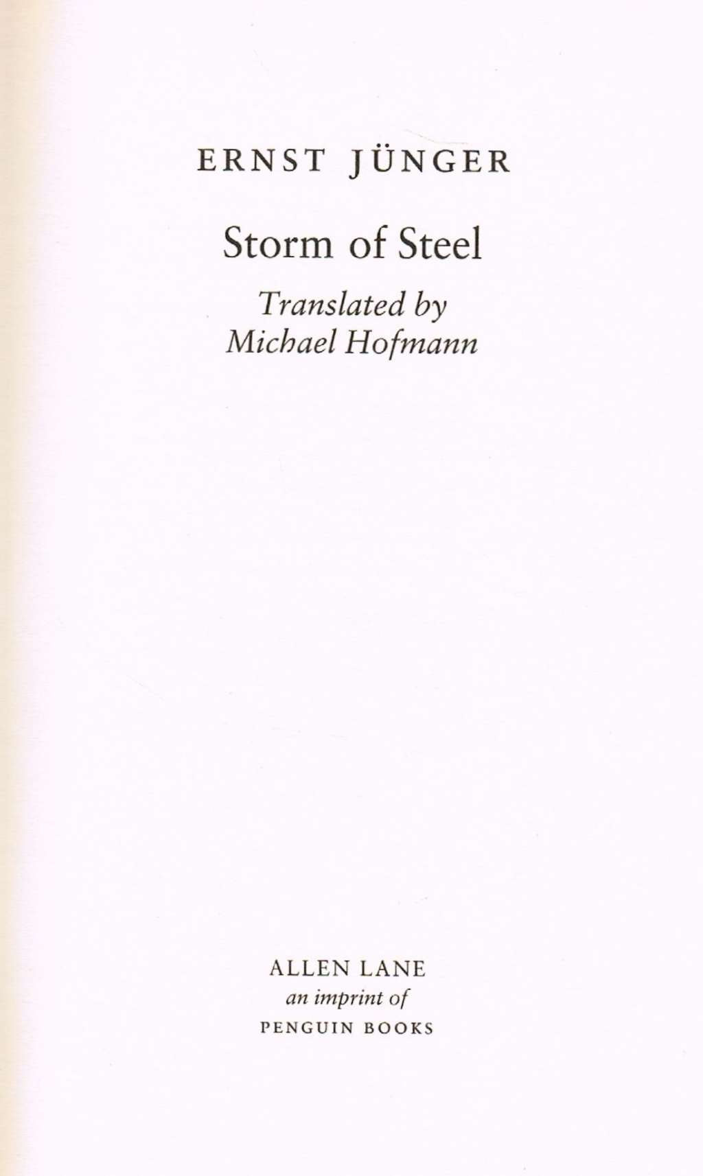 Storm of Steel