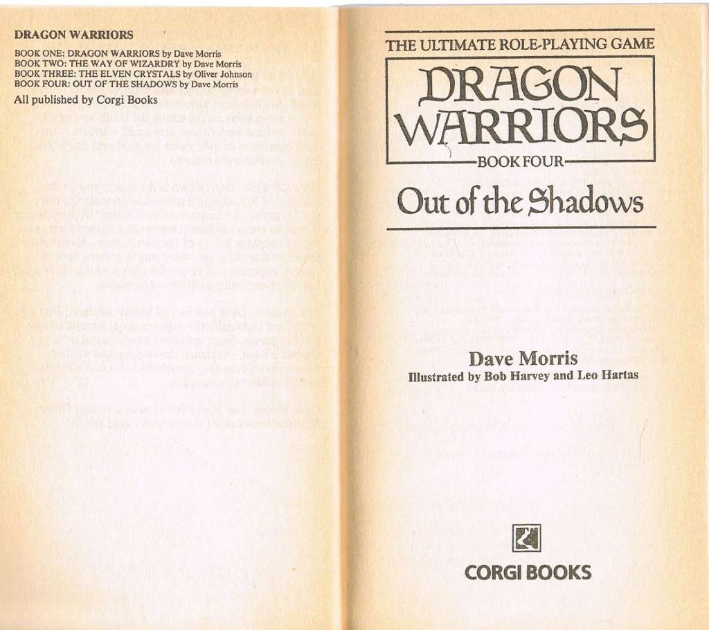 Out of the Shadows (No. 4) (Dragon warriors)