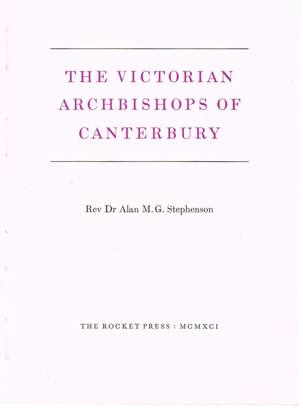 Victorian Archbishops of Canterbury