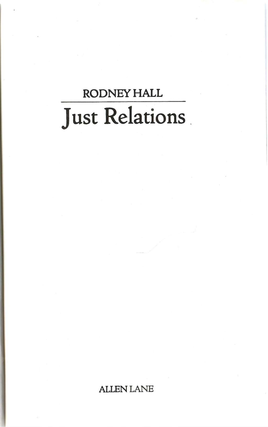 Just Relations