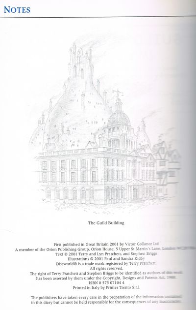 Discworld Thieves' Guild Yearbook & Diary 2002