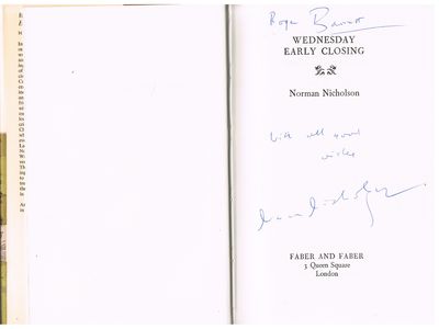 Wednesday Early Closing by Norman Nicholson