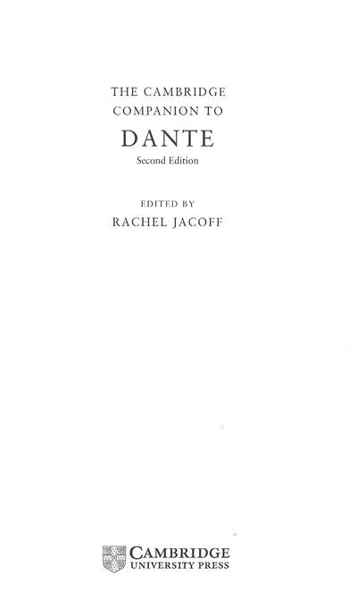 The Cambridge Companion to Dante (Cambridge Companions to Literature)