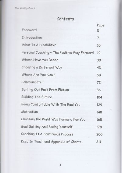 The Ability Coach: Taking the Dis Out of Disability
