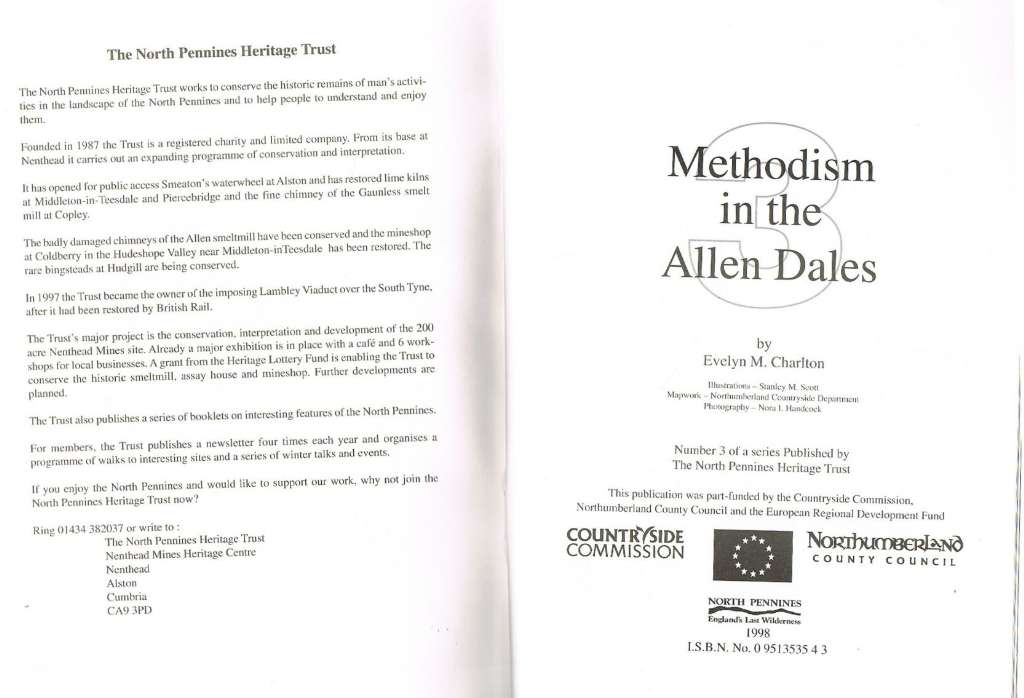 Methodism in the Allen Dales