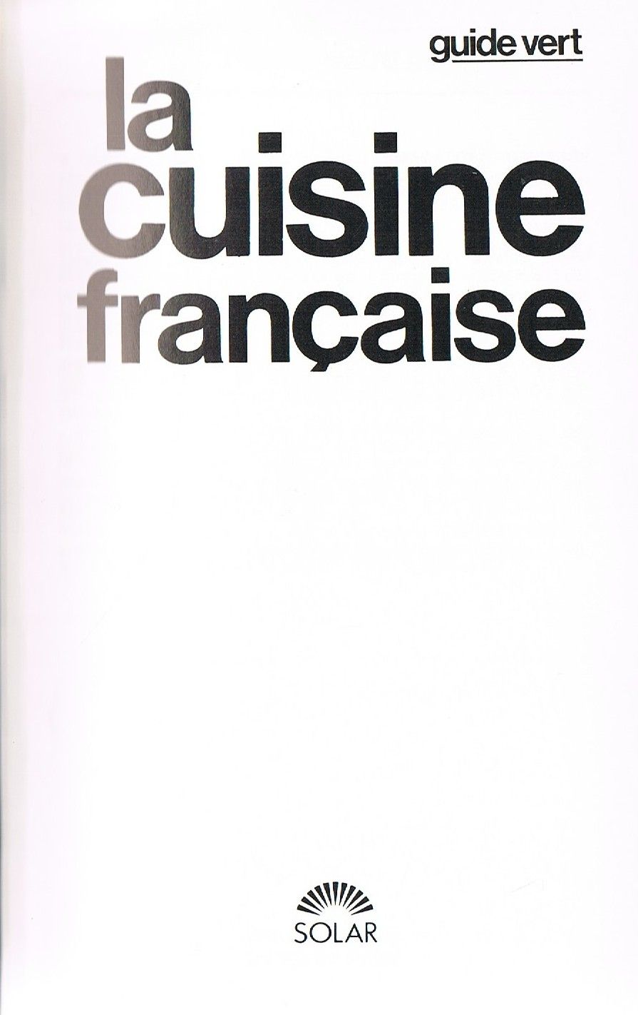 La Cuisine française