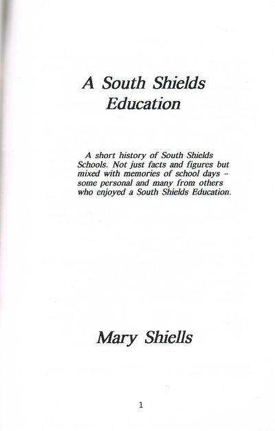 South Shields Education