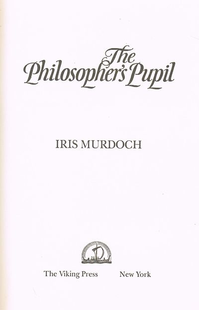 The Philosopher's Pupil