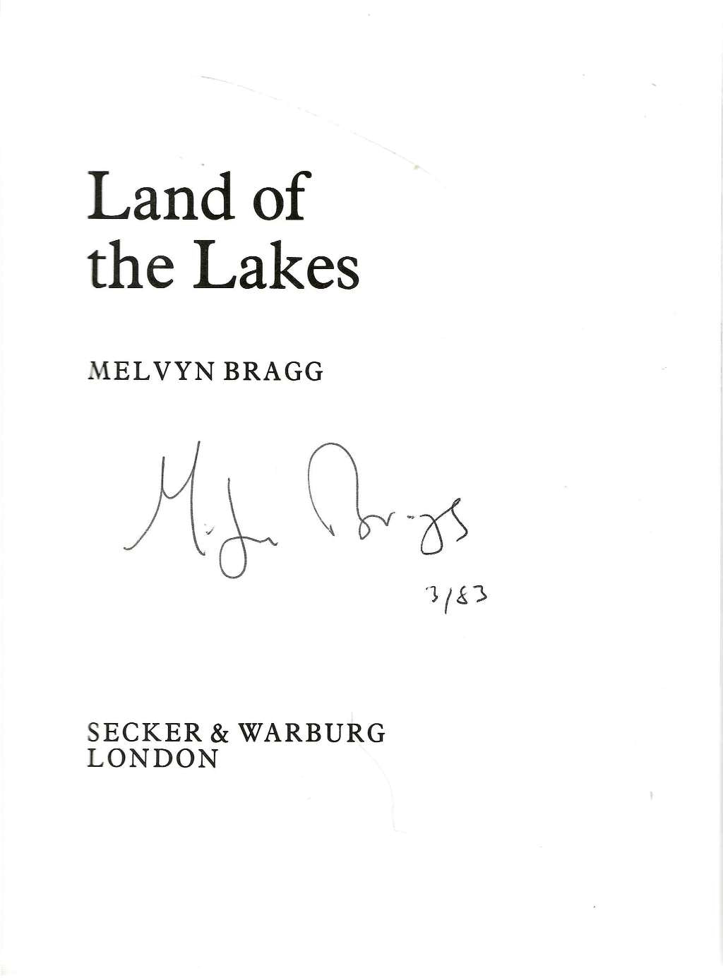 Land of the Lakes by Melvyn Bragg