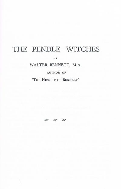 The Pendle Witches