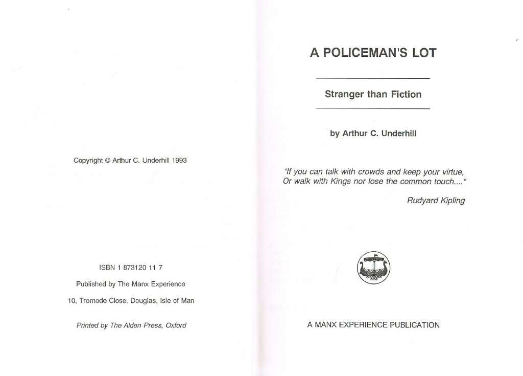 A Policeman's Lot: Stranger Than Fiction
