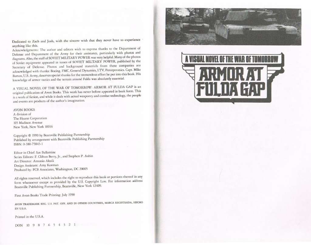 Armor at Fulda Gap: A Visual Novel of the War of Tomorrow