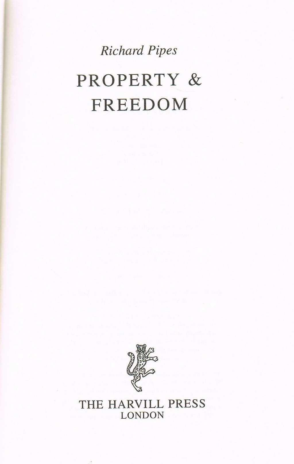 Property and Freedom