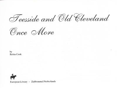 Teesside and Old Cleveland Once More