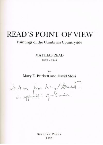 Paintings of the Cumbrian Countryside, Mathias Read, 1669-1747 by Mary Burkett and David Sloss