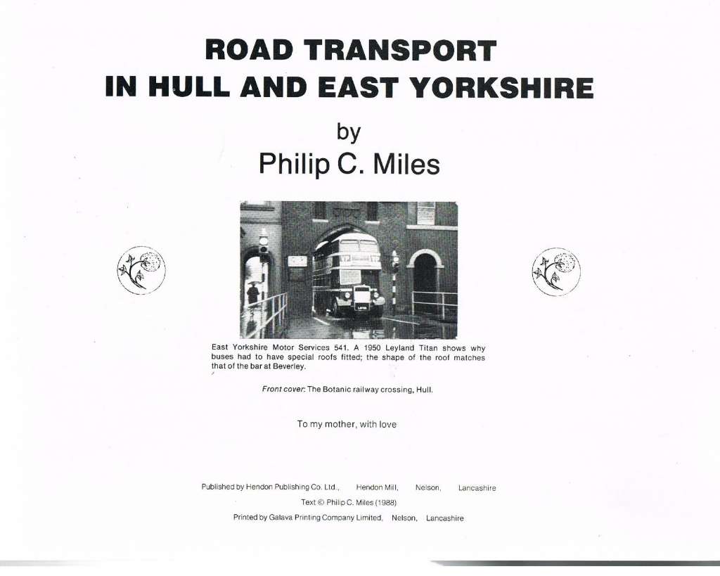 Road Transport in Hull and East Yorkshire