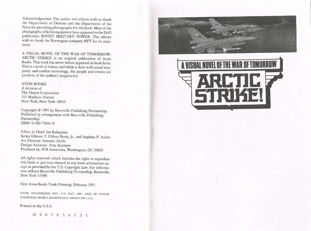 Arctic Strike: A Visual Novel of the War of Tomorrow