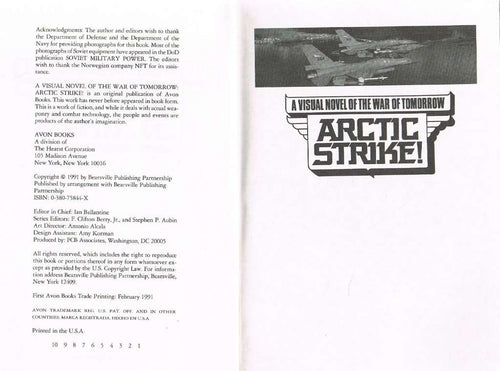 Arctic Strike: A Visual Novel of the War of Tomorrow