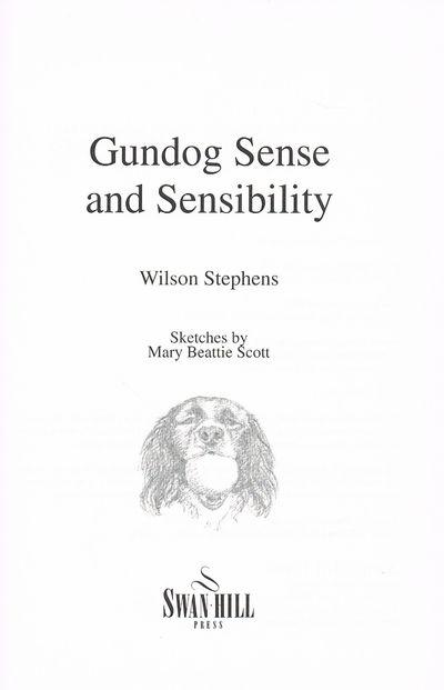 Gundog Sense and Sensibility