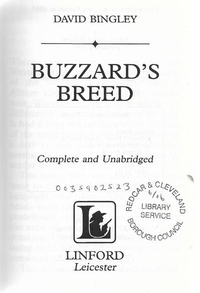 Buzzard's Breed (Linford Western Library)