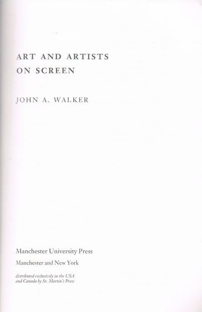 Art and Artists on Screen
