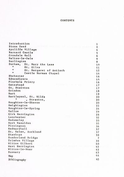 The Norman Churches of County Durham