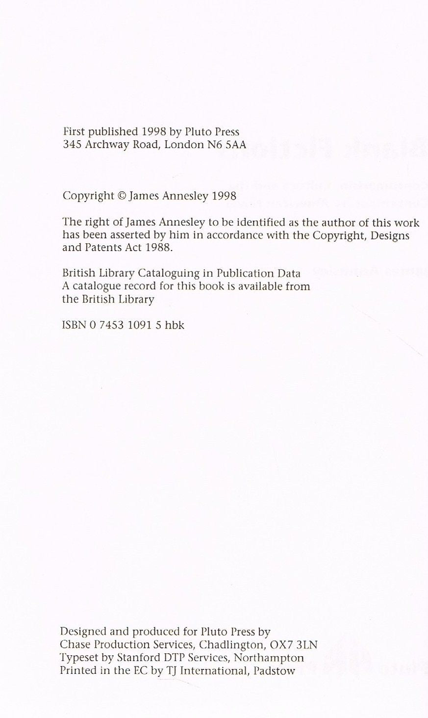 Blank Fictions: Consumerism, Culture and the Contemporary American Novel