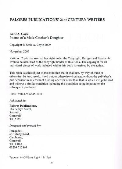 Poems of a Molecatcher's Daughter