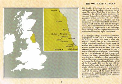 THE NORTH EAST AT WORK: AN HISTORICAL INTRODUCTION TO THE NORTH EAST REGION.