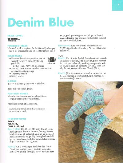 Learn to Crochet Socks the Toe-Up Way! (Annie's Attic)
