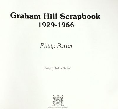 Graham Hill Scrapbook 1929 -1966 (Original Scrapbook)